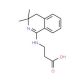 3-(3,3-Dimethyl-3,4-dihydro-isoquinolin-1-ylamino)-propionic acid (CAS 187884-87-3) - chemical structure image