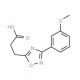 3-[3-(3-Methoxy-phenyl)-[1,2,4]oxadiazol-5-yl]-propionic acid - chemical structure image