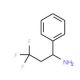 3,3,3-trifluoro-1-phenylpropan-1-amine - chemical structure image