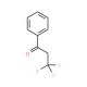 3,3,3-trifluoro-1-phenylpropan-1-one (CAS 709-21-7) - chemical structure image