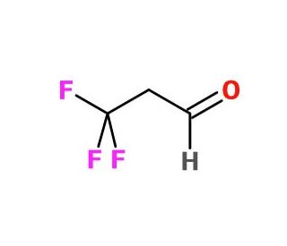 3,3,3-Trifluoropropionaldehyde (CAS 460-40-2) - chemical structure image