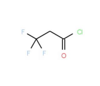 3,3,3-Trifluoropropionyl chloride (CAS 41463-83-6) - chemical structure image