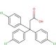 3,3,3-Tris(4-chlorophenyl)propionic acid (CAS 2168-06-1) - chemical structure image
