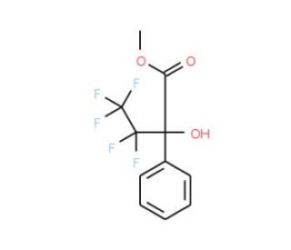 3,3,4,4,4-Pentafluoro-2-hydroxy-2-phenylbutyric acid methyl ester - chemical structure image