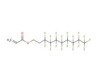 3,3,4,4,5,5,6,6,7,7,8,8,9,9,10,10,10-Heptadecafluorodecyl acrylate (CAS 27905-45-9) - chemical structure image