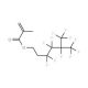 3,3,4,4,5,6,6,6-Octafluoro-5-(trifluoromethyl)hex-1-yl 2-methylprop-2-enoate (CAS 65195-44-0) - chemical structure image