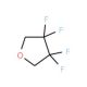 3,3,4,4-Tetrafluoro-1-oxacyclopentane (CAS 374-33-4) - chemical structure image