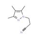 3-(3,4,5-Trimethyl-1H-pyrazol-1-yl)propanenitrile - chemical structure image