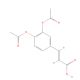 3-[3,4-Bis(acetyloxy)phenyl]-2-propenoic Acid (CAS 88623-81-8) - chemical structure image