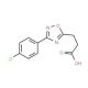 3-[3-(4-chlorophenyl)-1,2,4-oxadiazol-5-yl]propanoic acid (CAS 30149-93-0) - chemical structure image