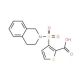 3-(3,4-dihydroisoquinolin-2(1H)-ylsulfonyl)thiophene-2-carboxylic acid - chemical structure image