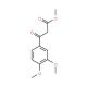 3-(3,4-Dimethoxy-phenyl)-3-oxo-propionic acid methyl ester (CAS 74053-93-3) - chemical structure image