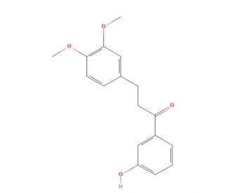 3-(3,4-Dimethoxyphenyl)-1-(3-hydroxyphenyl)propan-1-one (CAS 178445-83-5) - chemical structure image