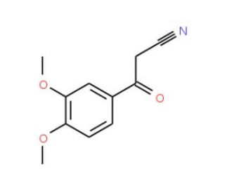3-(3,4-Dimethoxyphenyl)-3-oxopropanenitrile (CAS 4640-69-1) - chemical structure image