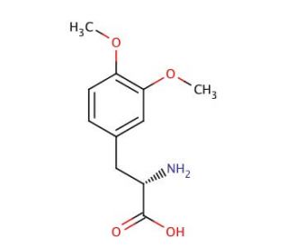 3-(3,4-Dimethoxyphenyl)-L-alanine (CAS 32161-30-1) - chemical structure image