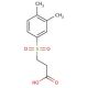3-(3,4-Dimethyl-benzenesulfonyl)-propionic acid - chemical structure image