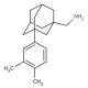 [3-(3,4-Dimethylphenyl)-1-adamantyl]methylamine - chemical structure image