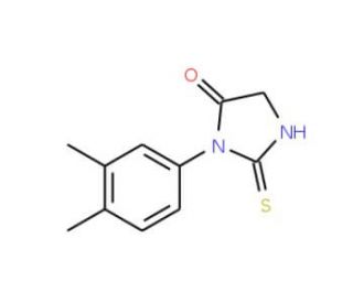 3-(3,4-dimethylphenyl)-2-mercapto-3,5-dihydro-4H-imidazol-4-one - chemical structure image