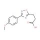 3-[3-(4-methoxyphenyl)-1,2,4-oxadiazol-5-yl]propanoic acid (CAS 94192-18-4) - chemical structure image