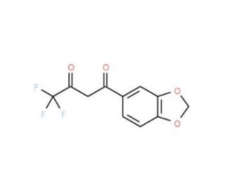 3-[3,4-(Methylenedioxy)benzoyl]-1,1,1-trifluoroacetone (CAS 306935-39-7) - chemical structure image