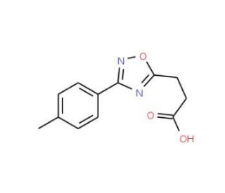 3-[3-(4-methylphenyl)-1,2,4-oxadiazol-5-yl]propanoic acid (CAS 94192-17-3) - chemical structure image