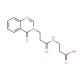 3-[3-(4-Oxo-4H-quinazolin-3-yl)-propionylamino]-propionic acid - chemical structure image