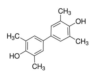 3,3,5,5-Tetramethyl [1,1&prime;-biphenyl] 4,4&prime;-diol (CAS 2417-04-1) - chemical structure image