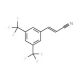 3-[3,5-Bis(trifluoromethyl)phenyl]acrylonitrile (CAS 175136-63-7) - chemical structure image
