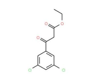 3-(3,5-Dichlorophenyl)-3-oxo-propionic acid ethyl ester (CAS 172168-01-3) - chemical structure image