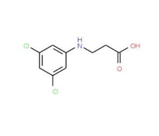 3-(3,5-Dichlorophenylamino)propionic acid (CAS 150571-02-1) - chemical structure image