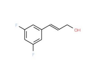 3-(3,5-difluorophenyl)propenol (CAS 405937-98-6) - chemical structure image