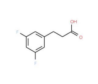 3-(3,5-Difluorophenyl)propionic acid (CAS 84315-24-2) - chemical structure image