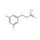 3-(3,5-Difluorophenyl)propionic acid (CAS 84315-24-2) - chemical structure image