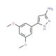 3-(3,5-Dimethoxyphenyl)-1H-pyrazol-5-amine - chemical structure image