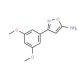 3-(3,5-Dimethoxyphenyl)-5-isoxazolamine - chemical structure image