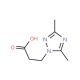3-(3,5-Dimethyl-[1,2,4]triazol-1-yl)-propionic acid (CAS 842971-05-5) - chemical structure image