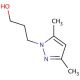 3-(3,5-Dimethyl-1H-pyrazol-1-yl)propan-1-ol (CAS 81930-33-8) - chemical structure image
