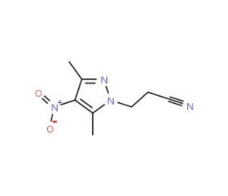 3-(3,5-Dimethyl-4-nitro-1H-pyrazol-1-yl)-propanenitrile - chemical structure image