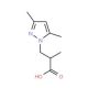 3-(3,5-Dimethyl-pyrazol-1-yl)-2-methyl-propionic acid (CAS 436086-92-9) - chemical structure image