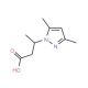 3-(3,5-Dimethyl-pyrazol-1-yl)-butyric acid - chemical structure image