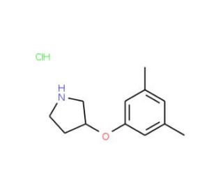 3-(3,5-Dimethylphenoxy)pyrrolidine hydrochloride - chemical structure image