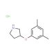 3-(3,5-Dimethylphenoxy)pyrrolidine hydrochloride - chemical structure image