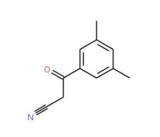 3-(3,5-dimethylphenyl)-3-oxopropanenitrile (CAS 85692-25-7) - chemical structure image