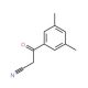 3-(3,5-dimethylphenyl)-3-oxopropanenitrile (CAS 85692-25-7) - chemical structure image