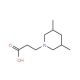 3-(3,5-Dimethylpiperidin-1-yl)propanoic acid - chemical structure image