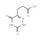 3-(3,5-Dioxo-2,3,4,5-tetrahydro-[1,2,4]triazin-6-yl)-propionic acid (CAS 28280-67-3) - chemical structure image