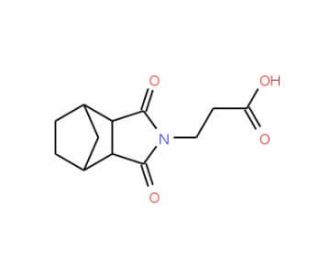 3-(3,5-Dioxo-4-aza-tricyclo[5.2.1.0*2,6*]-dec-4-yl)-propionic acid - chemical structure image