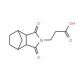 3-(3,5-Dioxo-4-aza-tricyclo[5.2.1.0*2,6*]-dec-4-yl)-propionic acid - chemical structure image