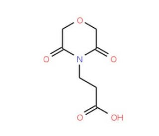 3-(3,5-Dioxomorpholin-4-yl)propanoic acid - chemical structure image