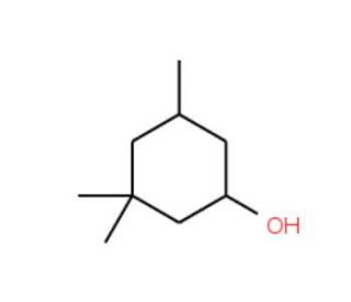3,3,5-trimethylcyclohexanol (CAS 116-02-9) - chemical structure image
